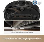 Dreame L60 Ultra FE Robot Vacuum and Mop - 30000Pa Suction with ThermoHub Self-Cleaning & TriCut Brush - RLL51SE (Black) - Image 4