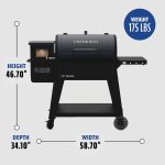 Pit Boss 850 Navigator Series Wood Pellet Grill & Smoker - 932 Sq In with WiFi/Bluetooth & Flame Broiler - 11111 - Image 12