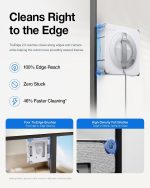 ECOVACS WINBOT W2S PRO Omni Robotic Window Cleaner - 10,000Pa Suction with TruEdge 2.0 & WIN-SLAM 4.0 Navigation - WE005V01 (White) - Image 7