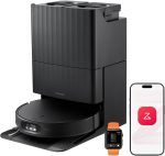 Roborock Qrevo Edge 2 Robot Vacuum and Mop - 25,000Pa HyperForce Suction with 3.14" Ultra-Slim Design & FlexiArm Edge Cleaning - Qrevo Edge 2 (Black)
