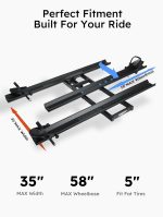 Young Electric Hitch Mount Trike Rack - 200 lb Capacity with 3 Ramps & 2" Receiver - 10104209 - Image 6