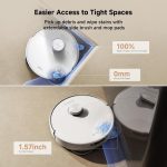 MOVA P50 Pro Ultra Robot Vacuum and Mop - 19000Pa Suction with 167°F Hot Water Mop Self-Washing & Auto-Empty Dock - RLM83HE - Image 2