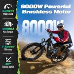 EcoE Ec-6650 Electric Bike - 8000W Dual Motor with 60V 32Ah Battery & 50 MPH - Ec-6650 - Image 2