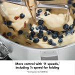 KitchenAid 7 Quart Bowl-Lift Stand Mixer - 500W with 11 Speeds & Double Flex Edge Beater - KSM70SKXXMH - Image 5