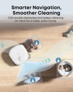 eufy C28 Robot Vacuum and Mop Combo - 15,000 Pa with HydroJet Roller Mop & 75-Day Hands-Free Cleaning - White - Image 7