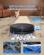ECOVACS DEEBOT T80S OMNI Robot Vacuum and Mop - 24,800Pa Suction with OZMO Roller 2.0 & Triple Lift System - T80S Omni - Image 2