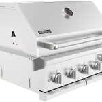 SPIRE 30" Built-in 5 Burner Dual Fuel Grill - All 304 Stainless Steel Body with 750 Sq In Cooking Area & Rear Burner - 740-0788P