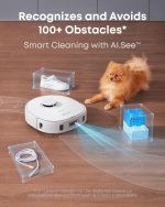 eufy X10 Pro Omni Robot Vacuum and Mop - 8,000Pa Suction with Auto Mop Washing & Self-Emptying Station - T2351 - Image 4