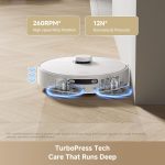 MOVA P10 Pro Ultra Gen2 Robot Vacuum and Mop - 26,000Pa Suction with 212°F Hot Water Mop Washing & All-in-One Station - RLP55SE - Image 5