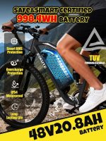 ESKUTE M200F Electric Bike - 1500W Peak Motor with 48V 20.8Ah Battery & 80 Mile Range - M200F - Image 3