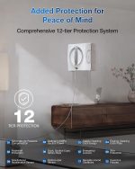 ECOVACS WINBOT W2 PRO OMNI Window Cleaning Robot - 6-in-1 Station with Triple Nozzle Sprayer & 12-Level Protection - W2MP - Image 7
