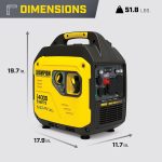 Champion 4000W Dual Fuel RV Ready Portable Inverter Generator - CO Shield & Ultra-Quiet 64 dBA - 201050 - Image 8