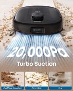 eufy E28 Robot Vacuum and Mop Combo - 20,000 Pa with HydroJet Roller Mop & Detachable Portable Deep Cleaner - T2352112 - Image 5
