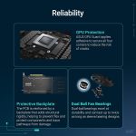 ASUS Prime Radeon RX 9060 XT OC Edition Graphics Card - 16GB GDDR6 with Axial-Tech Fans & Dual BIOS - PRIME-RX9060XT-O16G - Image 4