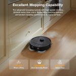 roborock Qrevo Series Robot Vacuum and Mop - 8000Pa HyperForce Suction with All-in-One Dock, Dual Spinning Mops & Reactive Tech Obstacle Avoidance - QV 35A - Image 5