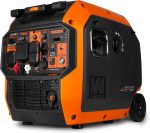WEN DF680iX Dual Fuel Inverter Generator - 6800W Peak with CO Watchdog & Electric Start - DF680iX