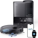 eufy E25 Robot Vacuum and Mop Combo - 20,000 Pa with HydroJet Roller Mop & All-in-One Station - T2353112
