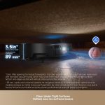 Dreame X50 Ultra Robot Vacuum and Mop - 20,000Pa Vormax Suction with 2.36in Obstacle Crossing & Self-Cleaning Base - RLX85CE (Black) - Image 3