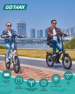Gotrax R1 Folding Electric Bike - 20" with 500W Peak Motor & 40 Mile Range - R1 White - Image 2
