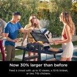 Ninja Woodfire ProConnect Premium XL 7-in-1 Outdoor Grill & Smoker - App Enabled with Woodfire Technology & 2 Built-In Thermometers - OG951 - Image 5