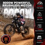 EcoE Ec-6650 Electric Bike - 8000W Dual Motor with 60V 32Ah Battery & 50 MPH - Ec-6650 - Image 3
