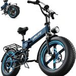 URLIFE T5 Folding Electric Bike - 1500W Peak Motor with 48V 13Ah Battery & 60-80 Mile Range - T5