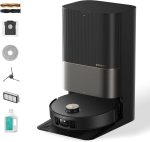 Dreame X50 Ultra Robot Vacuum and Mop - 20,000Pa Vormax Suction with 2.36in Obstacle Crossing & Self-Cleaning Base - RLX85CE (Black)