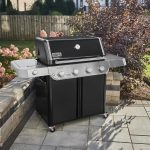 Weber Genesis E-415 4-Burner Propane Gas Grill - 994 Sq In Cooking Area with PureBlu Burners & WEBER CRAFTED Compatible - 1500367 - Image 7