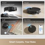 Dreame X60 Ultra Robot Vacuum and Mop - 35,000Pa Suction with 3.13" Ultra-Thin Design & 10-in-1 Dock - RLX92DE (Black) - Image 8