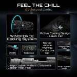 GIGABYTE Gaming Radeon RX 9070 GRE 12GB GDDR6 Graphics Card - WINDFORCE Cooling with Hawk Fan & Dual BIOS - GV-R907GREGAMING OC-12GD - Image 9