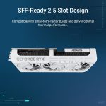 ASUS Prime GeForce RTX 5070 White OC Edition Graphics Card - 12GB GDDR7 with SFF-Ready Design & Axial-Tech Fans - PRIME-RTX5070-O12G-WHITE - Image 2