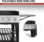 Royal Gourmet 8-Burner Propane Gas Grill - 104,000 BTU with Dual Cooking Systems & 969 Sq In Cooking Area - GB8001B - Image 4