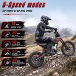 Tasaca M12 Electric Dirt Bike - 5500W Peak Motor with 52V 30Ah Battery & 55 MPH - M12 - Image 5