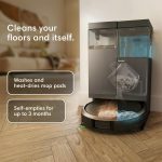 iRobot Roomba 415X Robot Vacuum & Mop Combo - 2.3X Suction with AutoWash Dock & 90 Days Self-Emptying - G284020 (Black) - Image 3