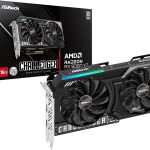 ASRock Radeon RX 9060 XT Challenger 16GB OC Graphics Card - 16GB GDDR6 with Dual Fans & 0dB Silent Cooling - RX9060XT CL 16GO