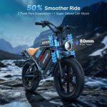 DEEPOWER TT Electric Bike - 2000W Peak Motor with 48V 20Ah Battery & 70-160 Mile Range - TT - Image 4