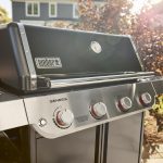 Weber Genesis E-415 4-Burner Propane Gas Grill - 994 Sq In Cooking Area with PureBlu Burners & WEBER CRAFTED Compatible - 1500367 - Image 4