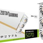 ZOTAC Gaming GeForce RTX 5070 AMP White Edition Graphics Card - 12GB GDDR7 with IceStorm 2.0 Cooling & Spectra RGB - ZT-B50700FQ-10A