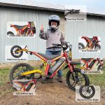 TUTTIO ARC-I Kids Electric Dirt Bike - 750W Motor with 36V 13Ah Battery for Ages 5-8 - ARC-I - Image 9