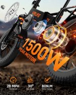 URLIFE T5 Folding Electric Bike - 1500W Peak Motor with 48V 13Ah Battery & 60-80 Mile Range - T5 - Image 2