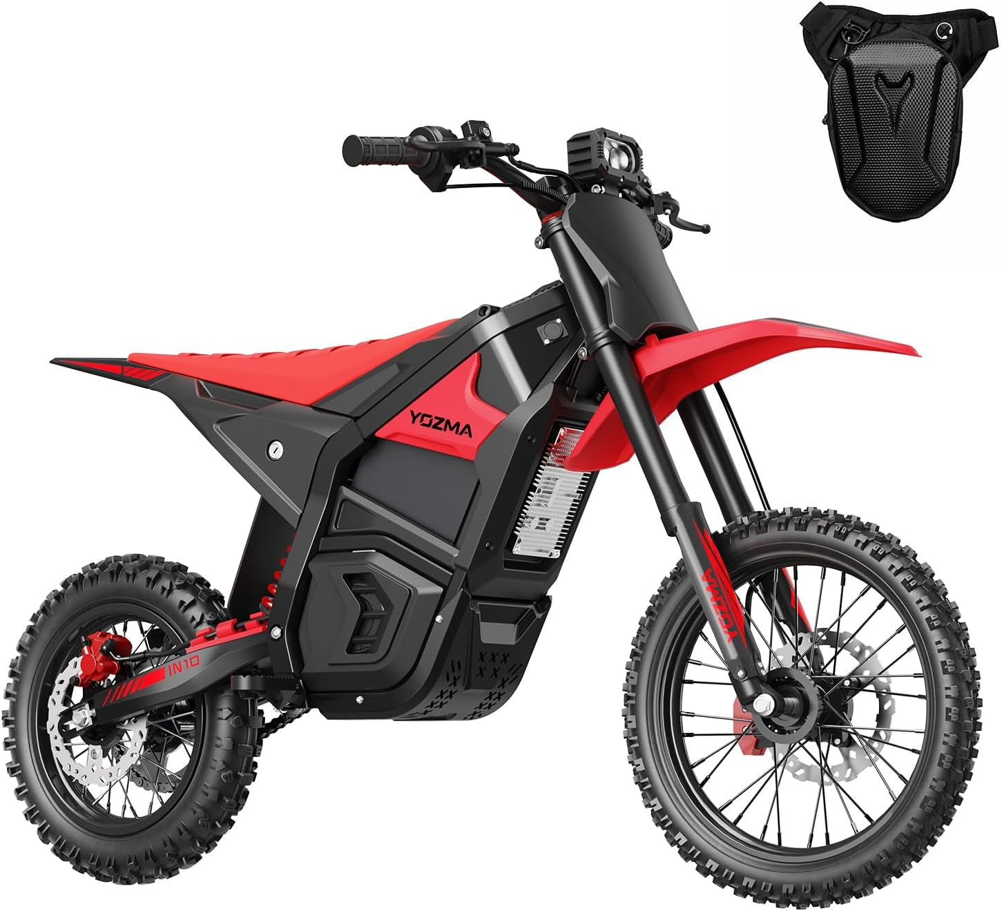 46b2bb2d0a4995b4eff62b8a0f9fcf5a.jpg Yozma IN10 Electric Dirt Bike - 2600W Peak Motor with 48V 23.4Ah Battery & 40 MPH - IN10 - Image 1