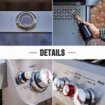 Monument Grills 4+1 Burner Natural Gas Grill - 50,000 BTU with Broil Zone, Knob Lights & 630 Sq In Cooking Area - M415BZNG - Image 9