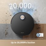 Dreame X50 Ultra Robot Vacuum and Mop - 20,000Pa Vormax Suction with 2.36in ProLeap System & VersaLift Navigation - RLX85CE (Black) - Image 7