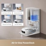 dreame L40s Ultra CE Robot Vacuum and Mop - 13,000Pa Vormax Suction with Auto-Empty PowerDock & TriCut Brush - RLD52SE - Image 4