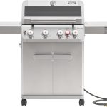 Monument Grills 4+1 Burner Natural Gas Grill - 50,000 BTU with Broil Zone, Knob Lights & 630 Sq In Cooking Area - M415BZNG
