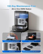 ECOVACS DEEBOT T80S OMNI Robot Vacuum and Mop - 24,800Pa Suction with OZMO Roller 2.0 & Triple Lift System - T80S Omni - Image 4