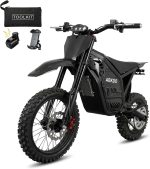 ABKDO EDB002 Electric Dirt Bike - 4000W Peak Motor with 48V 23Ah Battery & 45 MPH - EDB002