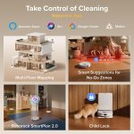 roborock Qrevo S Pro Robot Vacuum and Mop - 18,500Pa Suction with 167°F Mop Self-Cleaning & Anti-Tangle Brushes - White - Image 8