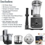 Vitamix Ascent X4 Gourmet SmartPrep Kitchen System - Blender & 12-Cup Food Processor with SELF-DETECT - 075708-100 - Image 3