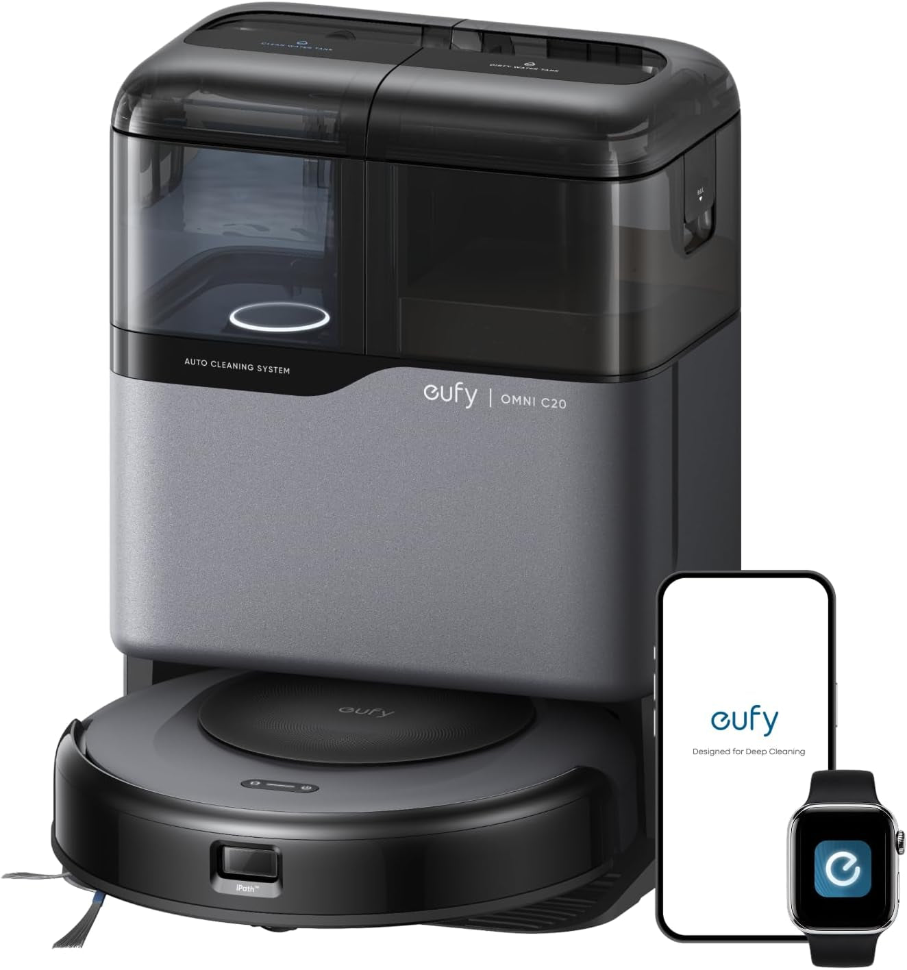 508d0c138267a783151e9838979c34db.jpg eufy Omni C20 Robot Vacuum and Mop Combo - 7,000 Pa Suction with All-in-One Station & Pro-Detangle Comb - T2280 - Image 1